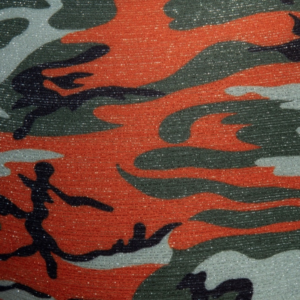 Slip de Bain Bright Camo Orange Addicted