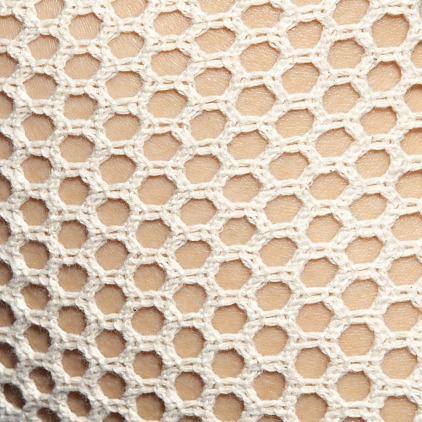 String Bikini Raw Crochet Beige ES Collection