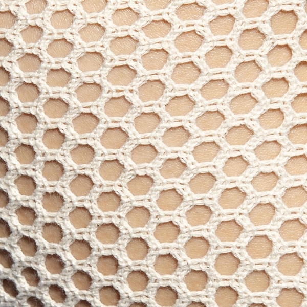 ES Collection Raw Crochet Thong - Beige