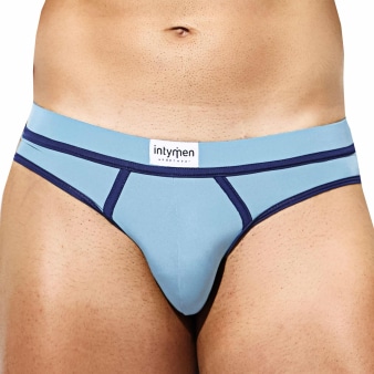 Intymen Bold Line Bikini Briefs - Blue