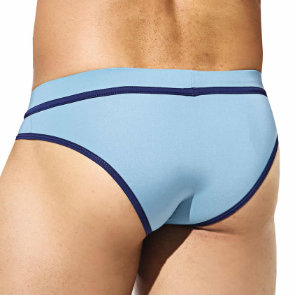 Slip Bikini Bold Line Bleu Intymen