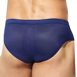 Intymen Shadow Mesh Briefs - Navy