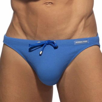 Slip de Bain Bikini Wrinky Bleu Roi Addicted