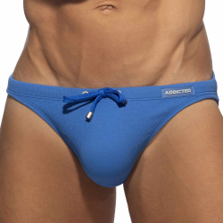 Slip de Bain Bikini Wrinky Bleu Roi Addicted