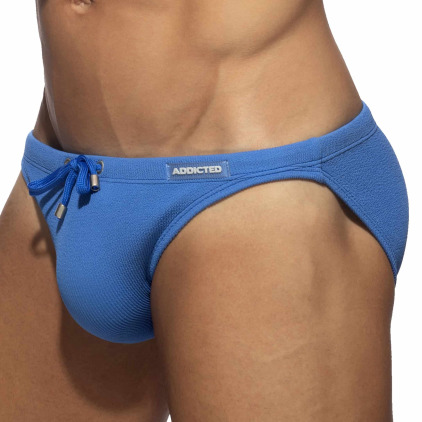 Slip de Bain Bikini Wrinky Bleu Roi Addicted