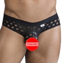 CandyMan Slip Polka Mesh Noir