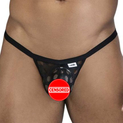 String Polka Mesh Noir CandyMan