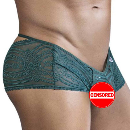 Mini Boxer Dentelle Vert CandyMan