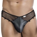 CandyMan String Résille Noir