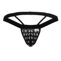 CandyMan String Polka Mesh Noir