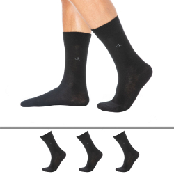 Lot de 3 Paires de Chaussettes Basses Noires Calvin Klein