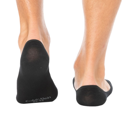 Lot de 3 Paires de Chaussettes Invisibles Mid Cut Noires Calvin Klein