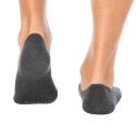 Calvin Klein 3-Pack High Cut Invisible Socks - Heather Grey - Charcoal - Black