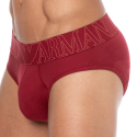Emporio Armani Megalogo Cotton Briefs - Rhubarb