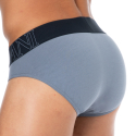 Emporio Armani Slip Megalogo Coton Gris Pierre