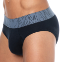 Emporio Armani Megalogo Cotton Briefs - Navy