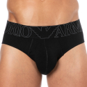 Emporio Armani Megalogo Cotton Briefs - Black
