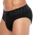 Emporio Armani Megalogo Cotton Briefs - Black
