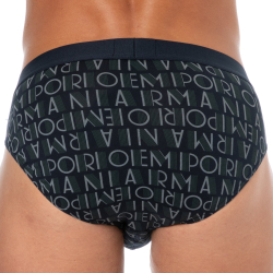 Slip All Over Logo Bleu Emporio Armani