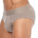Emporio Armani Basic Elastic Cotton Briefs - Beige
