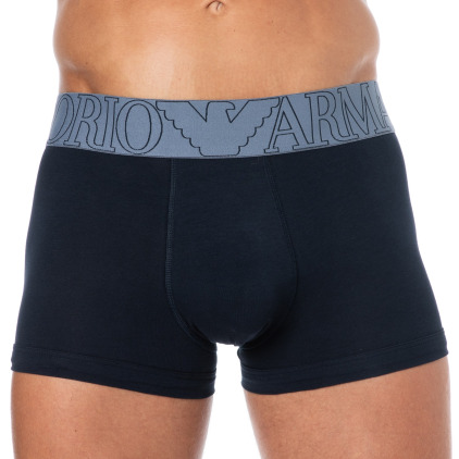 Boxer Megalogo Coton Marine Emporio Armani