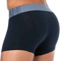 Emporio Armani Megalogo Cotton Boxer Briefs - Navy