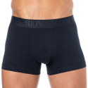 Emporio Armani Basic Elastic Cotton Boxer Briefs -  Navy