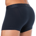 Emporio Armani Basic Elastic Cotton Boxer Briefs -  Navy