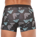 Emporio Armani All Over Printed Microfiber Boxer Briefs - Chocolate