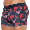 Emporio Armani Boxer All Over Printed Microfiber Marine