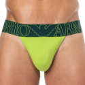 Emporio Armani Jock Strap Megalogo Coton Citron Vert