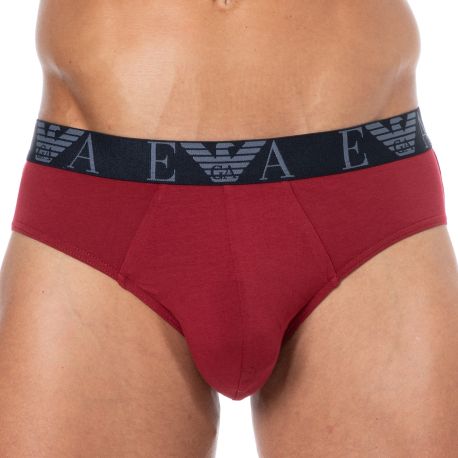 Emporio Armani Slip Bold Monogram Coton Rhubarbe