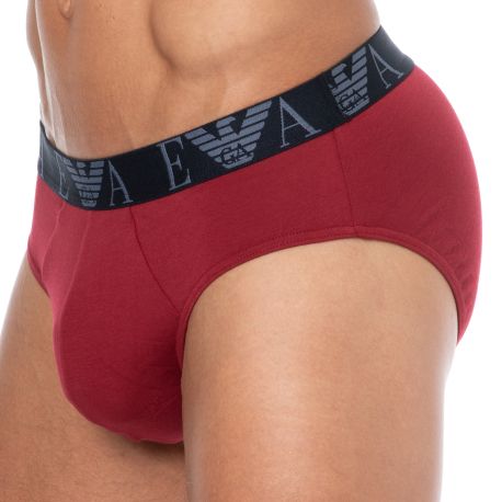 Emporio Armani Slip Bold Monogram Coton Rhubarbe