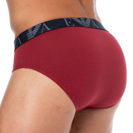 Emporio Armani Slip Bold Monogram Coton Rhubarbe