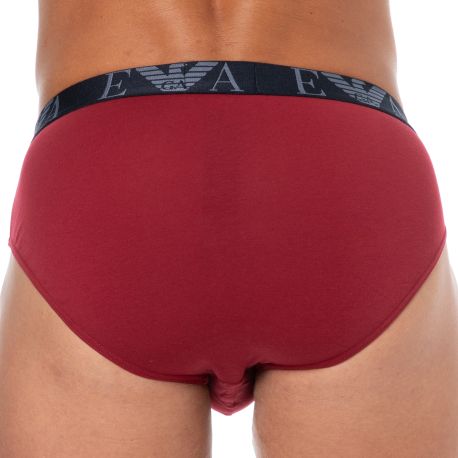 Emporio Armani Slip Bold Monogram Coton Rhubarbe
