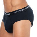 Emporio Armani 3-Pack Core Logoband Cotton Briefs - Navy