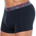 Emporio Armani Bold Monogram Cotton Boxer Briefs - Navy