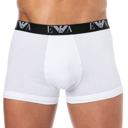 Lot de 3 Boxers Bold Monogram Coton Blancs Emporio Armani