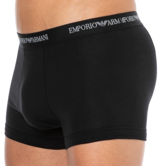 Lot de 3 Boxers Core Logoband Noirs Emporio Armani