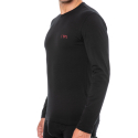 Emporio Armani Bold Monogram Cotton Long Sleeves T-Shirt - Black