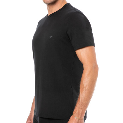 Lot de 2 T-Shirts Col Rond Core Logoband Noirs Emporio Armani