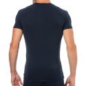 Emporio Armani Megalogo Cotton T-Shirt - Navy