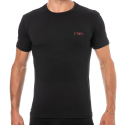 Emporio Armani Bold Monogram Cotton T-Shirt - Black