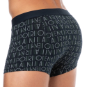 Emporio Armani Boxer All Over Logo Bleu