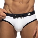 Addicted Slip de Bain Classic Piqué Blanc