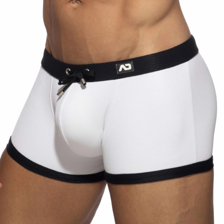 Addicted Pique Classic Swim Trunks - White