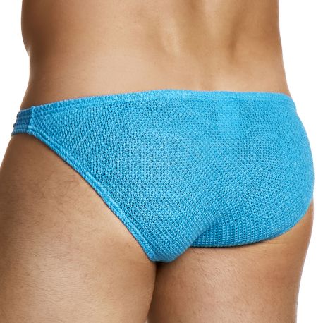 Modus Vivendi Micro Knit Low Cut Briefs - Turquoise