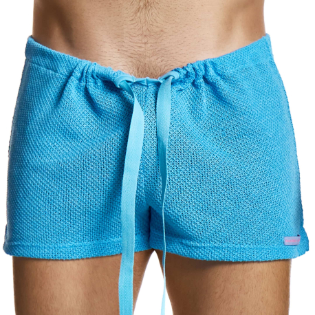 Modus Vivendi Micro Knit Boxer Shorts - Turquoise