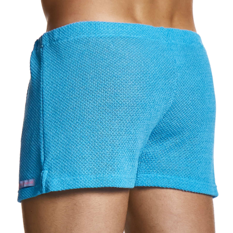 Modus Vivendi Micro Knit Boxer Shorts - Turquoise
