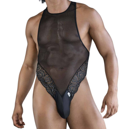 Body Dentelle - Résille Noir CandyMan